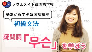 【036】基礎から学ぶ韓国語講座 初級文法 疑問詞「무슨~」を使った「どんな～が好きですか？」の表現方法